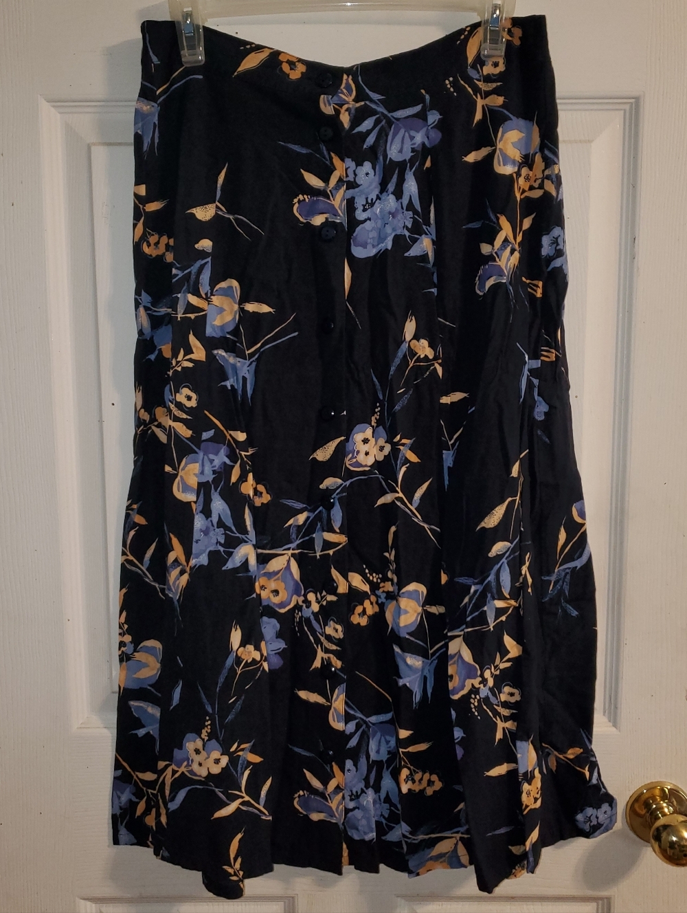 Vintage Radcliffe Petite by Sag Harbor Floral Maxi Skirt